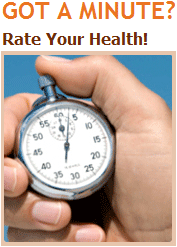 Got a minute? Rate Your Health!