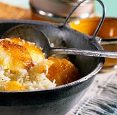 Brown Rice & Potato Pilaf (Aloo ki Tehari)