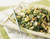 Cabbage with Garbanzo beans (Chana)