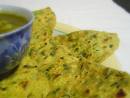 Methi ki Roti (Whole wheat & fenugreek bread)