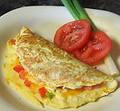 Egg - Omelet- Mushroom and Capsicum