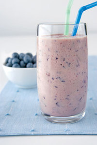 Green Tea Smoothie - with Banana and Cranberry