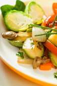 Mushroom & Greens Stir-Fry